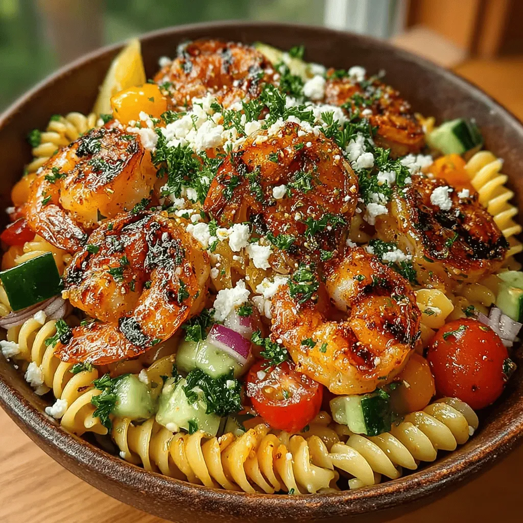 As the summer sun shines brightly, it beckons us to enjoy vibrant, fresh meals that celebrate the season. One dish that perfectly captures this essence is the Savory Sunshine Grilled Garlic Shrimp Pasta Salad. This delightful recipe combines the smoky richness of grilled shrimp with the al dente texture of pasta, all tossed in a medley of fresh vegetables and fragrant herbs. Whether you're hosting a backyard barbecue or simply enjoying a light meal on a warm evening, this pasta salad is sure to impress both family and friends.