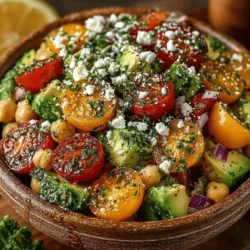 In the world of healthy eating, finding dishes that are both nutritious and satisfying can often feel like a challenge. However, the Creamy Avocado Chickpea Delight stands out as a vibrant, flavorful, and healthful option that caters to a variety of dietary preferences. This recipe combines the creamy richness of avocados with the hearty texture of chickpeas, creating a dish that is not only delicious but also packed with essential nutrients. Whether enjoyed as a refreshing salad, a side dish at a family gathering, or a light meal on a warm day, this Creamy Avocado Chickpea Delight is sure to become a go-to for health-conscious eaters.