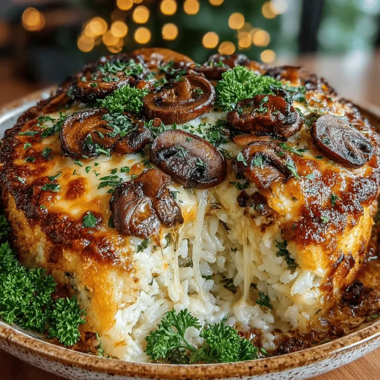 When it comes to comfort food, few dishes can compare to the warm, inviting nature of a rice bake. The Savory Mushroom & Thyme Rice Bake is a perfect embodiment of this sentiment, bringing together the earthy flavors of mushrooms and the aromatic essence of thyme in a dish that is both hearty and satisfying. Ideal for family dinners, gatherings, or even as a meal prep option for a busy week, this recipe promises to please the palate while also nourishing the body.