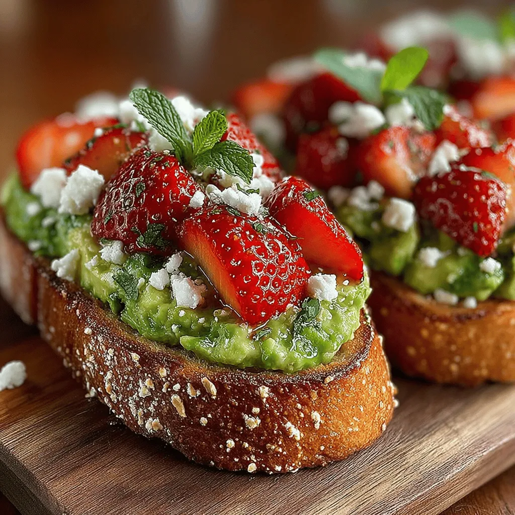 Now that we have prepared our ingredients, it’s time to assemble the perfect Sweet & Savory Strawberry Avocado Toast. This process is not only simple but also allows for personal touches that can elevate your toast to new heights.