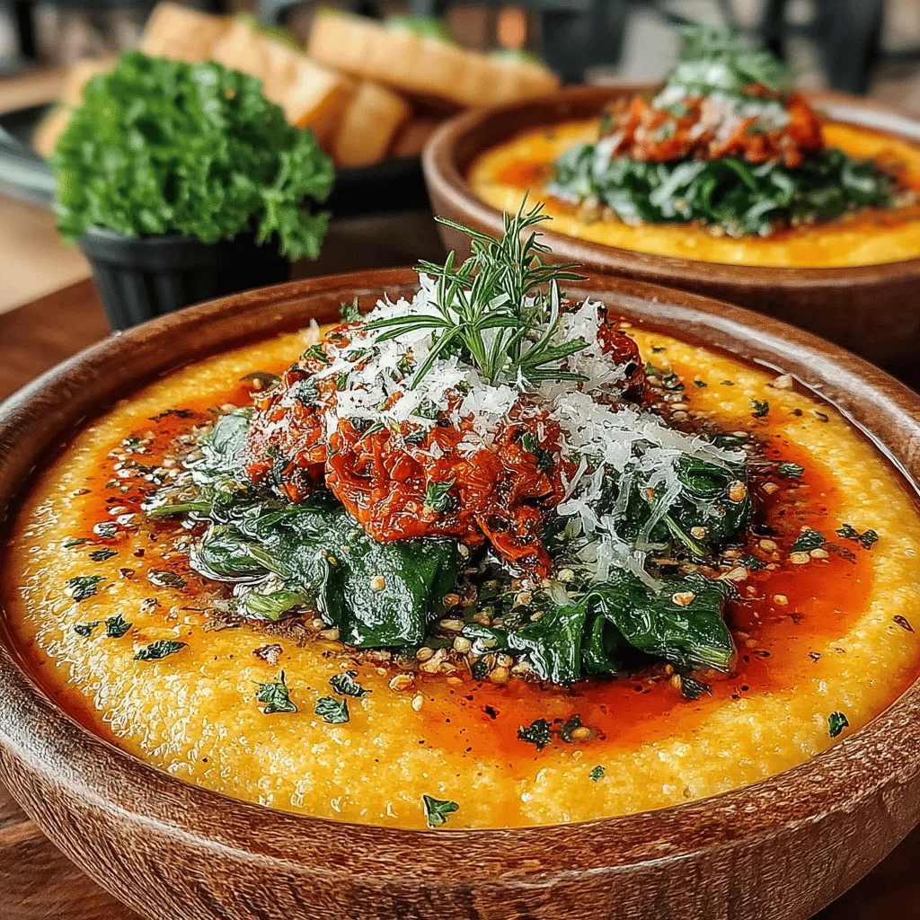 Discover the delightful fusion of flavors in our Velvety Roasted Red Pepper Polenta Bowls—a perfect dish for cozy dinners or meal prep. This recipe combines creamy polenta with roasted red peppers, creating a satisfying and nourishing meal that's both vegetarian and easily adaptable for vegan diets. With a preparation time of just 15 minutes and a total cook time of 1 hour, this dish serves four and is packed with vibrant colors and flavors that will brighten up your table. As we delve into the details of this delicious recipe, you’ll see how easy it is to prepare a feast that delights the senses while offering a nutritious touch that is essential for any balanced diet.