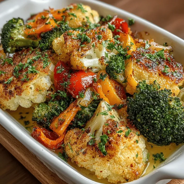 There’s something undeniably magical about the aroma of roasted vegetables wafting through the kitchen. As the vegetables caramelize, they transform into a delicious medley that brings warmth and comfort to any meal. I vividly remember the first time I prepared this Savory Herb Roasted Veggie Medley for my family. It was a chilly autumn evening, and I longed to create a dish that not only nourished their bodies but also enveloped them in a cozy embrace. The vibrant colors of the veggies, the fragrant herbs, and the zesty kick of lemon made our dinner table come alive. This dish is not just a feast for the eyes; it is a celebration of seasonal produce that showcases the best nature has to offer. Let’s dive into how you can create this delightful medley in your own kitchen.