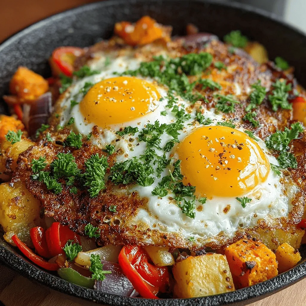 Breakfast hashes have deep roots in culinary history, often originating from the need to use leftover ingredients creatively. Traditionally, they were a way to repurpose meats, vegetables, and starches into a flavorful dish that could be enjoyed at any time of the day. Hashes are known for their rustic charm and ability to adapt based on seasonal ingredients and personal preferences. This Sweet Potato Apple Breakfast Hash is a modern take that celebrates the wholesome goodness of fresh produce while incorporating the sweet and savory elements that are perfect for breakfast.