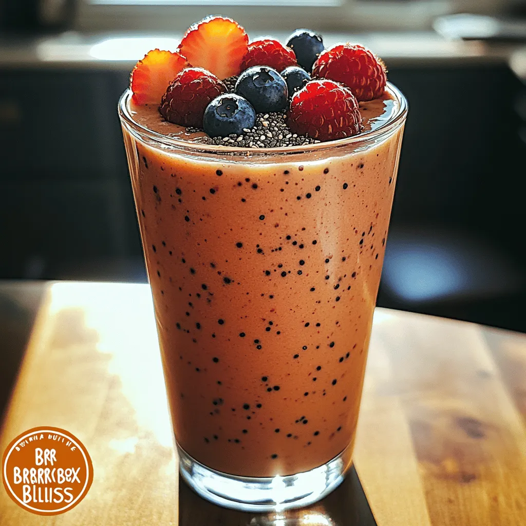 In today's fast-paced world, finding a quick yet nutritious breakfast or snack option can indeed be a challenge. As our schedules become busier, many of us seek convenient meals that don’t compromise on health. Enter the Berry Boost Bliss Smoothie—a delightful blend of fresh berries, banana, and protein that not only satisfies your taste buds but also supports your health goals. This smoothie is not just a treat for the senses; it's packed with antioxidants, vitamins, and minerals, making it an ideal choice for anyone looking to boost their energy levels or simply enjoy a refreshing drink.