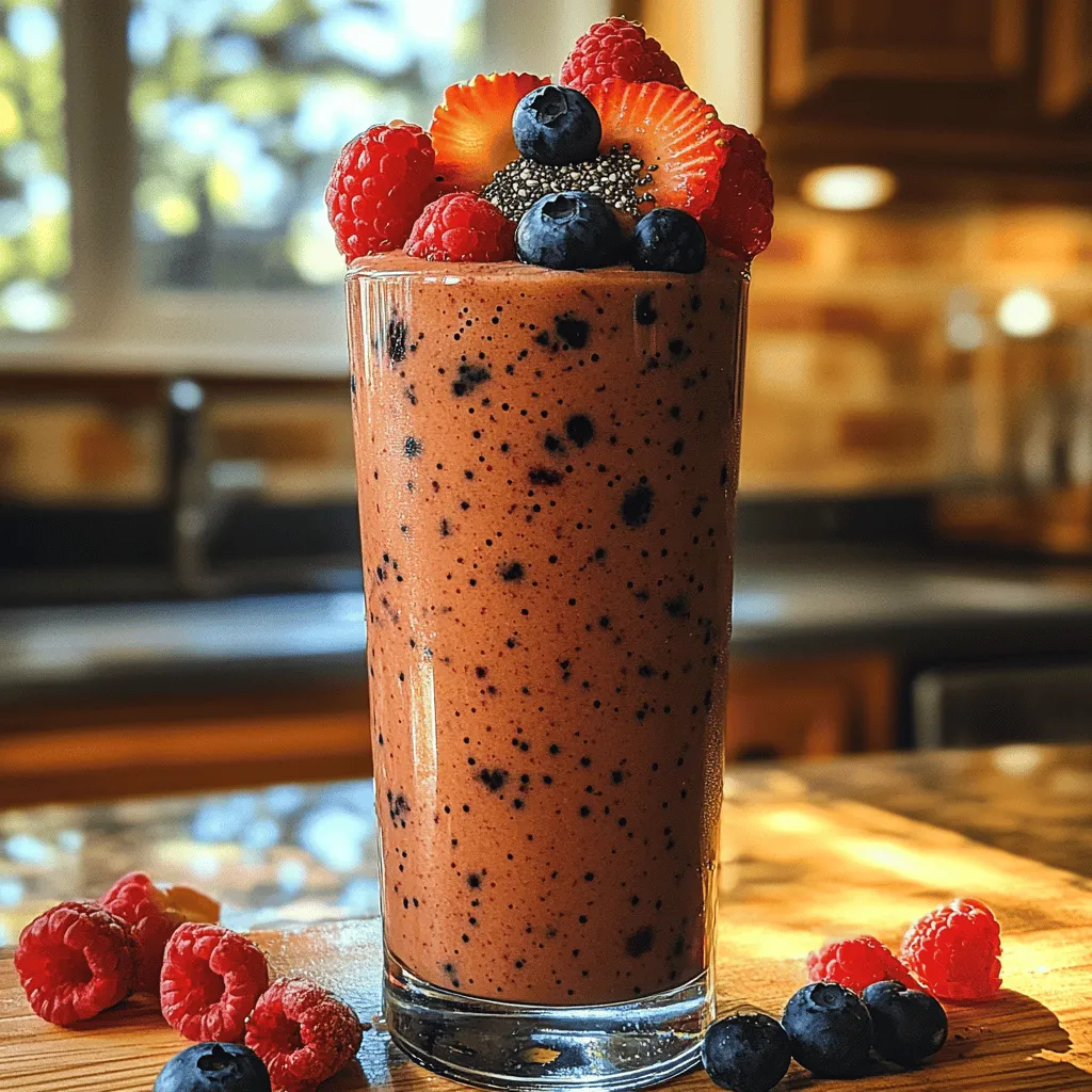 In today's fast-paced world, finding a quick yet nutritious breakfast or snack option can indeed be a challenge. As our schedules become busier, many of us seek convenient meals that don’t compromise on health. Enter the Berry Boost Bliss Smoothie—a delightful blend of fresh berries, banana, and protein that not only satisfies your taste buds but also supports your health goals. This smoothie is not just a treat for the senses; it's packed with antioxidants, vitamins, and minerals, making it an ideal choice for anyone looking to boost their energy levels or simply enjoy a refreshing drink.
