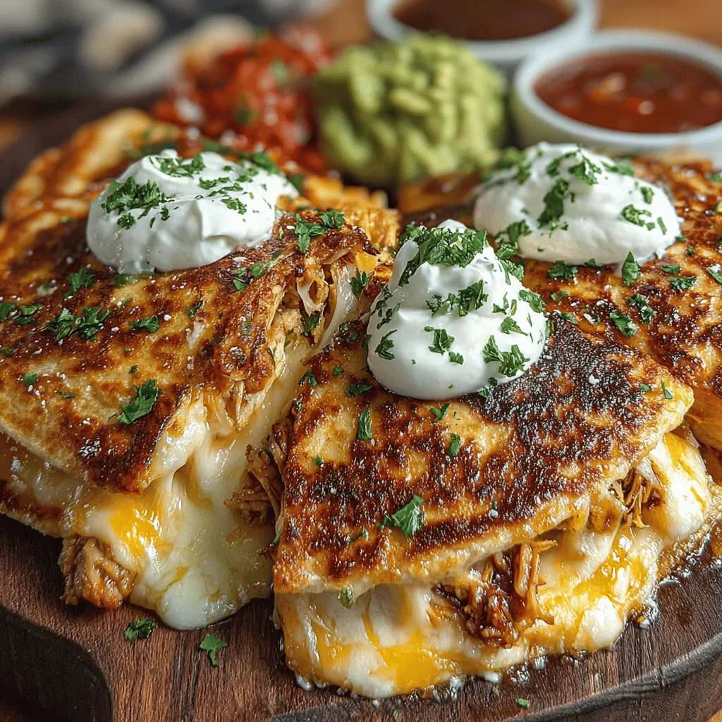 Quesadillas are a beloved staple in Mexican cuisine, celebrated for their simplicity and versatility. These delightful creations, typically made with a tortilla folded over a filling and grilled to perfection, have become a favorite among food lovers around the world. Whether enjoyed as a quick snack, a satisfying meal, or a party appetizer, quesadillas offer a warm, comforting experience that appeals to all ages. Among the myriad of variations, cheesy green chile chicken quesadillas stand out as a particularly delicious option, combining tender chicken, melty cheese, and the zesty kick of green chiles.