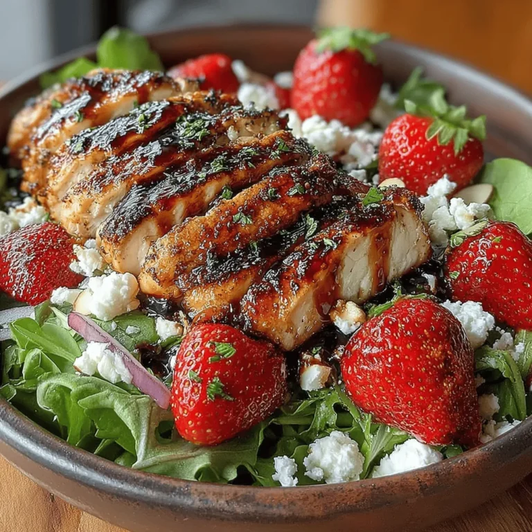Creating a refreshing and vibrant Balsamic Strawberry Chicken Salad involves several key preparation steps that will result in a delicious meal packed with flavor and nutrients. Let’s dive into the specifics of preparing each component of this delightful salad.