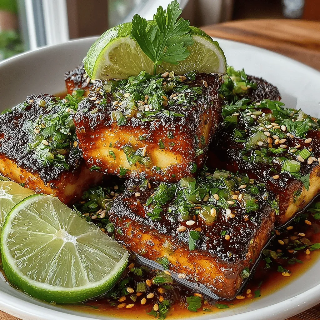 Tofu has transitioned from being a mere meat substitute to a celebrated ingredient in its own right, particularly within vegetarian and vegan diets. Over the years, this versatile protein source has captured the hearts of food enthusiasts and home cooks alike, thanks to its remarkable ability to absorb flavors and adapt to a variety of culinary styles. Among the myriad of tofu recipes, Zesty Lime Glazed Tofu shines brightly, offering a vibrant explosion of taste and texture. Featuring a harmonious blend of zesty lime, savory soy sauce, and a hint of sweetness from honey, this dish elevates plain tofu into a culinary masterpiece that appeals to both devoted tofu lovers and those still on the fence about this plant-based protein.