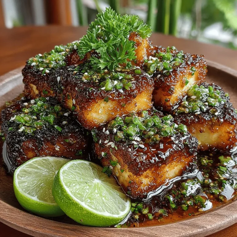 Tofu has transitioned from being a mere meat substitute to a celebrated ingredient in its own right, particularly within vegetarian and vegan diets. Over the years, this versatile protein source has captured the hearts of food enthusiasts and home cooks alike, thanks to its remarkable ability to absorb flavors and adapt to a variety of culinary styles. Among the myriad of tofu recipes, Zesty Lime Glazed Tofu shines brightly, offering a vibrant explosion of taste and texture. Featuring a harmonious blend of zesty lime, savory soy sauce, and a hint of sweetness from honey, this dish elevates plain tofu into a culinary masterpiece that appeals to both devoted tofu lovers and those still on the fence about this plant-based protein.
