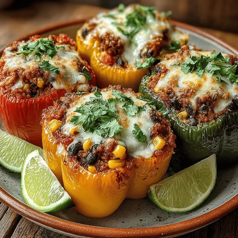 Stuffed peppers have a long history in various cuisines around the world. Traditionally, they originated as a way to make use of seasonal vegetables and leftover grains or meats, creating a complete meal that could be easily prepared and served. The concept of stuffing vegetables dates back centuries, with variations appearing in Mediterranean, Asian, and Latin American cuisines. Each culture brings its unique twist to the dish, whether it’s using rice, meat, or beans as the filling.
