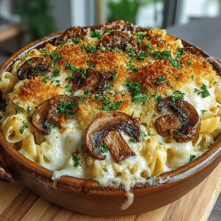 If you’re searching for a dish that combines comfort and indulgence, look no further than Creamy Mushroom and Brie Pasta Bake. This delightful recipe not only warms the soul but also tantalizes the taste buds with its rich flavors and creamy texture. Perfect for family dinners or a cozy night in, this pasta bake showcases the beauty of simple ingredients transformed into a hearty meal that everyone will love.