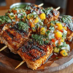 As the warm sun beckons and the days grow longer, there's no better time to fire up the grill and indulge in vibrant, fresh flavors. One dish that perfectly embodies the essence of summer is Tropical Salmon Skewers with Mango Salsa. This dish combines the succulent richness of salmon with the tropical sweetness of ripe mango, creating a delightful symphony of flavors that tantalizes the taste buds. Whether you’re hosting a backyard barbecue, planning a picnic, or simply looking for a healthy meal prep option, these skewers are sure to impress.