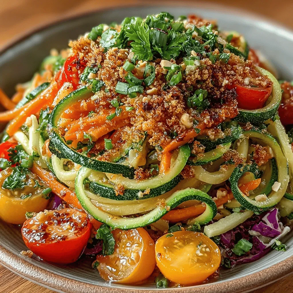 In a world where healthy eating often feels like a chore, the Crunchy Zucchini & Carrot Noodle Salad serves as a delightful exception. This vibrant and colorful dish not only tantalizes the taste buds but also packs a nutritious punch. Perfect for a light lunch, a side dish, or a refreshing meal on a warm day, this salad is a celebration of fresh vegetables and a zesty dressing. In this article, we will explore the ingredients, preparation steps, and nutritional benefits of this salad, ensuring you have all the information needed to create this culinary masterpiece.