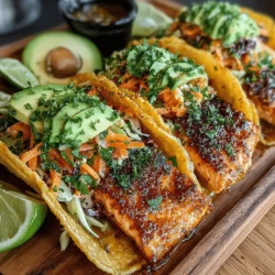 Tacos are a beloved staple in many cultures, celebrated for their versatility and the endless combinations of flavors they can offer. Among the myriad of taco variations, Zesty Salmon Tacos with Cherry Slaw stand out as a refreshing and nutritious option that brings together the richness of salmon and the vibrant crunch of cherry slaw. This dish not only tantalizes the taste buds but also provides a symphony of textures, making it an engaging meal for any occasion.