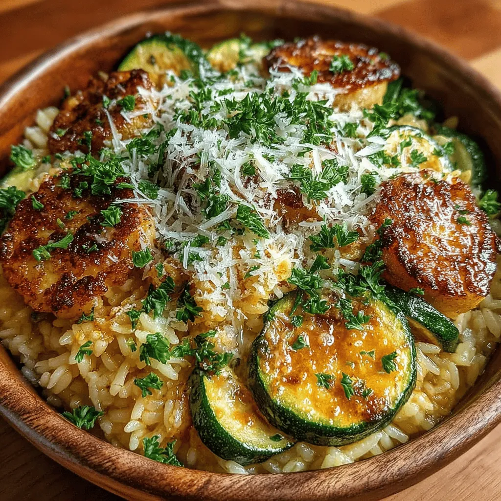 In the realm of quick and satisfying meals, Garlic Butter Zucchini Rice emerges as a standout dish that combines indulgence with health. This recipe artfully marries the rich, aromatic flavors of garlic and butter with the fresh, subtle taste of zucchini, creating a dish that is not only delicious but also packed with nutrients. Whether you are looking for a vibrant side dish to accompany your main course or a light, standalone meal, Garlic Butter Zucchini Rice offers versatility that appeals to all palates.