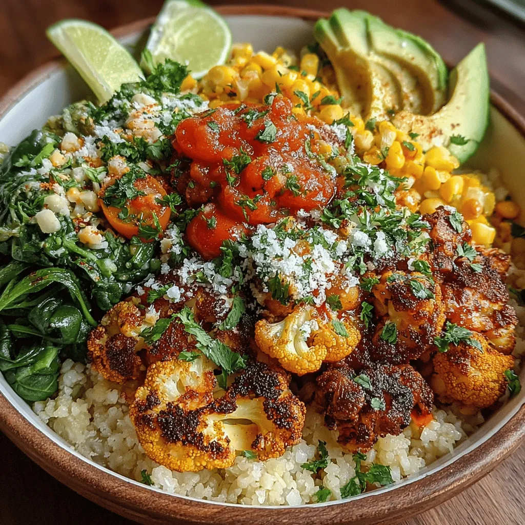 There’s something truly magical about a warm, nourishing bowl of food that can bring people together. Growing up in a household where family meals were the highlight of our day instilled in me a deep appreciation for the vibrant colors and flavors that come together in a single dish. One of my personal favorites has become these Roasted Cauliflower and Chickpea Burrito Bowls. They are not just a feast for the eyes; they also pack a punch of nutrition and flavor. Whether you are looking for a quick weeknight dinner, a meal prep option for your busy week ahead, or a dish to impress friends at a gathering, this recipe has got you covered.