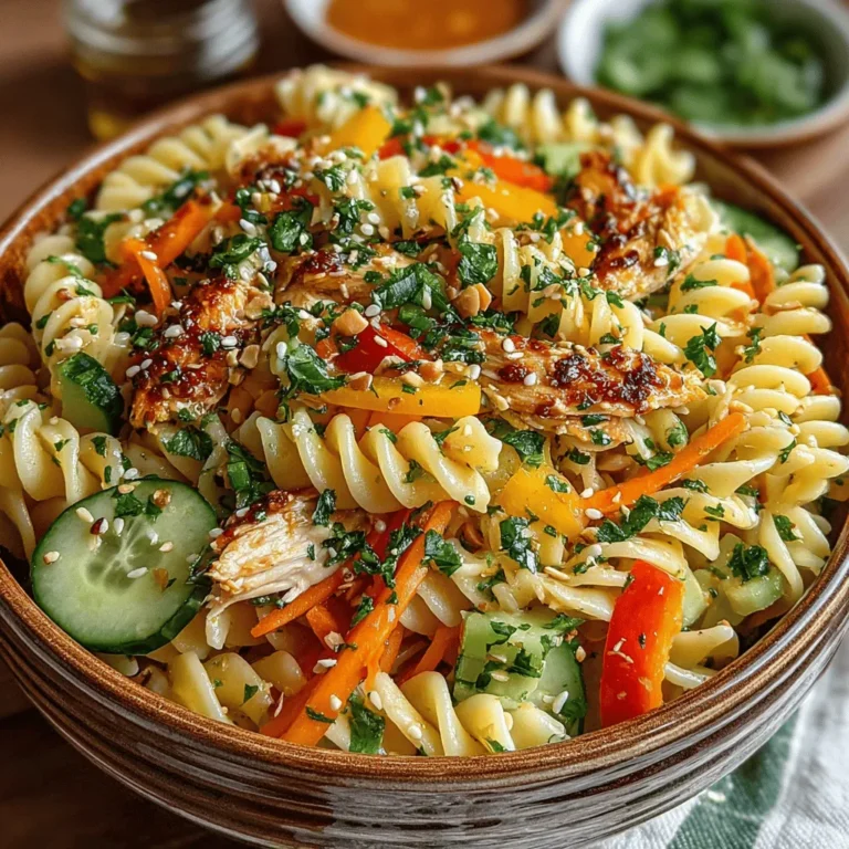 As the warm sun begins to shine and the days grow longer, many of us seek out refreshing meals that can invigorate our palate without weighing us down. Enter the Chilled Sesame Delight: Cold Sesame Chicken Pasta Salad—a dish that perfectly encapsulates the essence of summer dining. With its delightful combination of tender chicken, fresh vegetables, and a flavorful sesame dressing, this pasta salad offers a symphony of textures and tastes that is both satisfying and revitalizing.