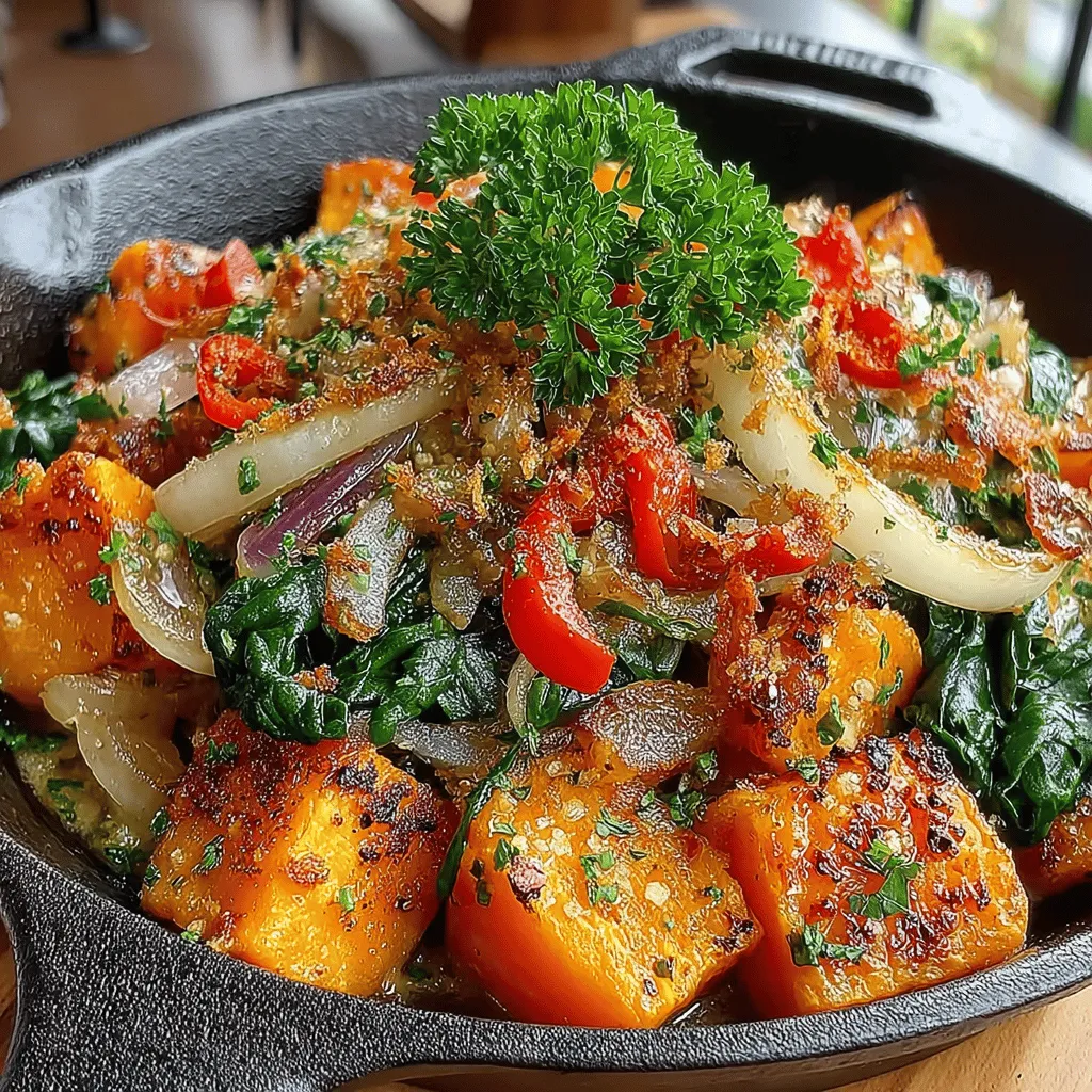 As the leaves turn golden and the air turns crisp, nothing embodies the essence of fall quite like a warm, hearty dish. The Autumn Bliss Sweet Potato and Apple Hash is a perfect celebration of the season, combining the sweetness of roasted sweet potatoes with the tartness of fresh apples. This dish not only satisfies your taste buds but also wraps you in a comforting embrace, making it an ideal choice for breakfast, brunch, or even as a delightful side for dinner.