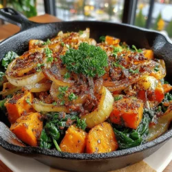 As the leaves turn golden and the air turns crisp, nothing embodies the essence of fall quite like a warm, hearty dish. The Autumn Bliss Sweet Potato and Apple Hash is a perfect celebration of the season, combining the sweetness of roasted sweet potatoes with the tartness of fresh apples. This dish not only satisfies your taste buds but also wraps you in a comforting embrace, making it an ideal choice for breakfast, brunch, or even as a delightful side for dinner.