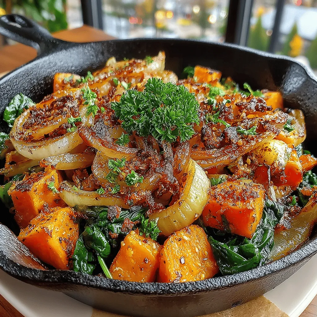 As the leaves turn golden and the air turns crisp, nothing embodies the essence of fall quite like a warm, hearty dish. The Autumn Bliss Sweet Potato and Apple Hash is a perfect celebration of the season, combining the sweetness of roasted sweet potatoes with the tartness of fresh apples. This dish not only satisfies your taste buds but also wraps you in a comforting embrace, making it an ideal choice for breakfast, brunch, or even as a delightful side for dinner.
