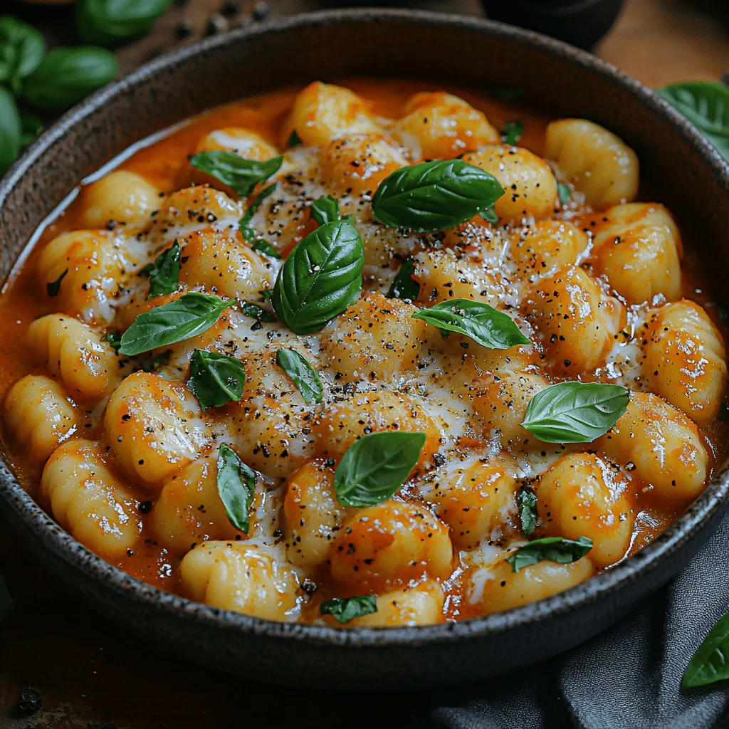Gnocchi, a beloved staple of Italian cuisine, has captured the hearts and palates of food lovers around the globe. These soft, pillowy dumplings, traditionally made from potatoes, flour, and eggs, offer a comforting and satisfying base that pairs beautifully with a variety of sauces. One particularly enticing variation is Creamy Tomato Basil Gnocchi, a dish that marries the rich, tangy flavors of a classic tomato sauce with the velvety texture of cream and the aromatic freshness of basil. This delightful combination not only makes for a delicious meal but also elevates the simple gnocchi into a dish that feels special enough for entertaining yet easy enough for a weeknight dinner.