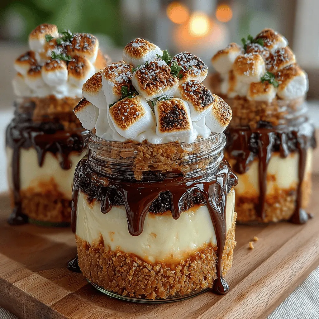 Creating the perfect no-bake s'mores cheesecake jars involves a series of straightforward steps that ensure a delicious and visually appealing dessert. Follow these detailed instructions to craft your own delightful jars.
