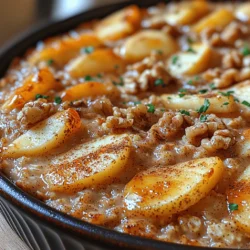 When the crispness of autumn fills the air, and the leaves start to paint the world in shades of gold and amber, there’s nothing quite like the comforting aroma of baked apples and cinnamon wafting through your kitchen. This Sweet Apple Cinnamon Oat Bake is not just a recipe; it’s a warm hug on a plate, a dish that brings people together, and a memory-maker in every bite. I fondly remember the Sundays of my childhood spent in the kitchen with my grandmother, who would whip up delightful breakfasts that made the whole house smell heavenly. This oat bake takes me back to those cherished moments, and I can’t wait for you to create your own memories with it.