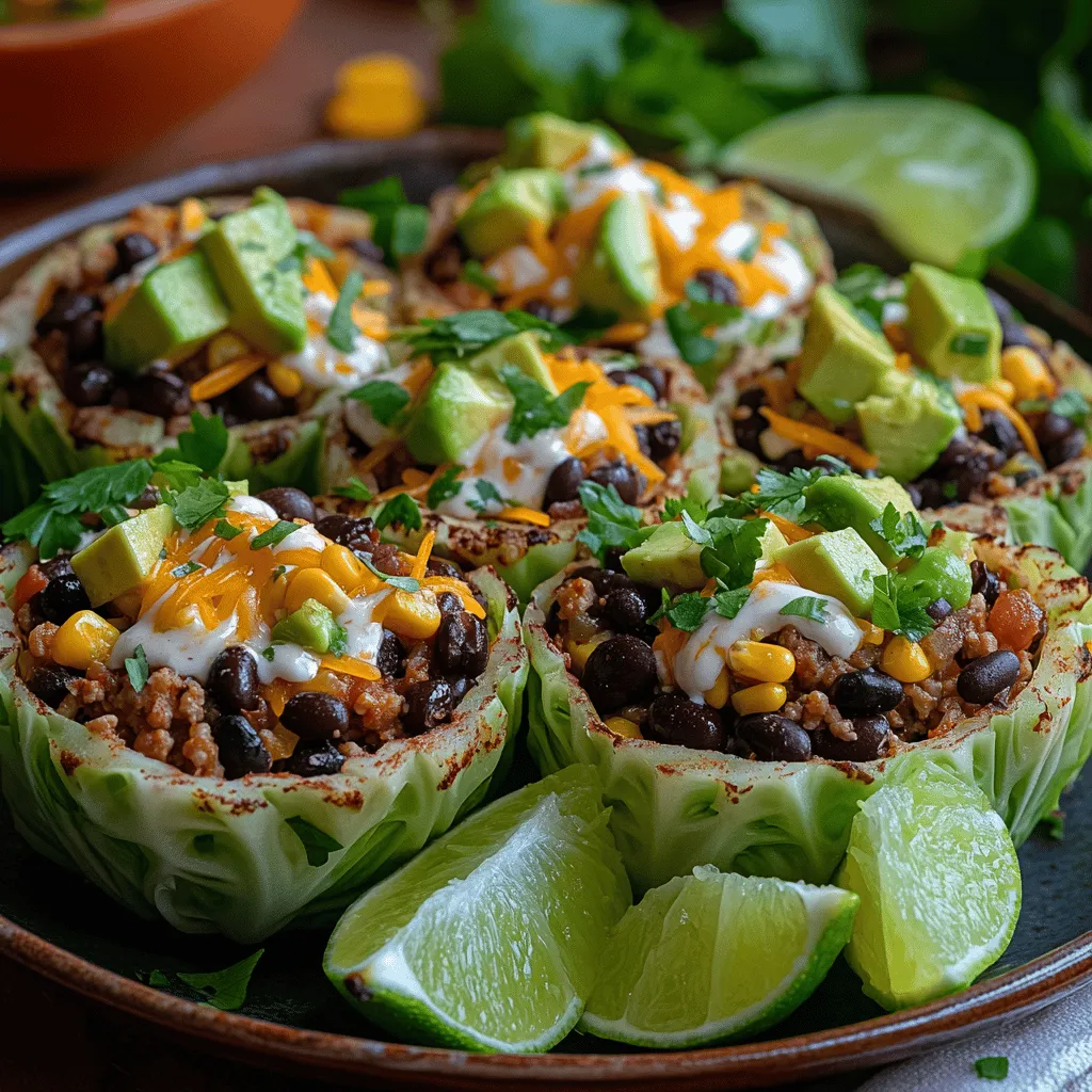 Before we get cooking, let’s take a closer look at the ingredients that will make our taco cabbage cups shine. Having fresh and quality ingredients is key to elevating the overall flavor of your dish. Here’s what you’ll need:
