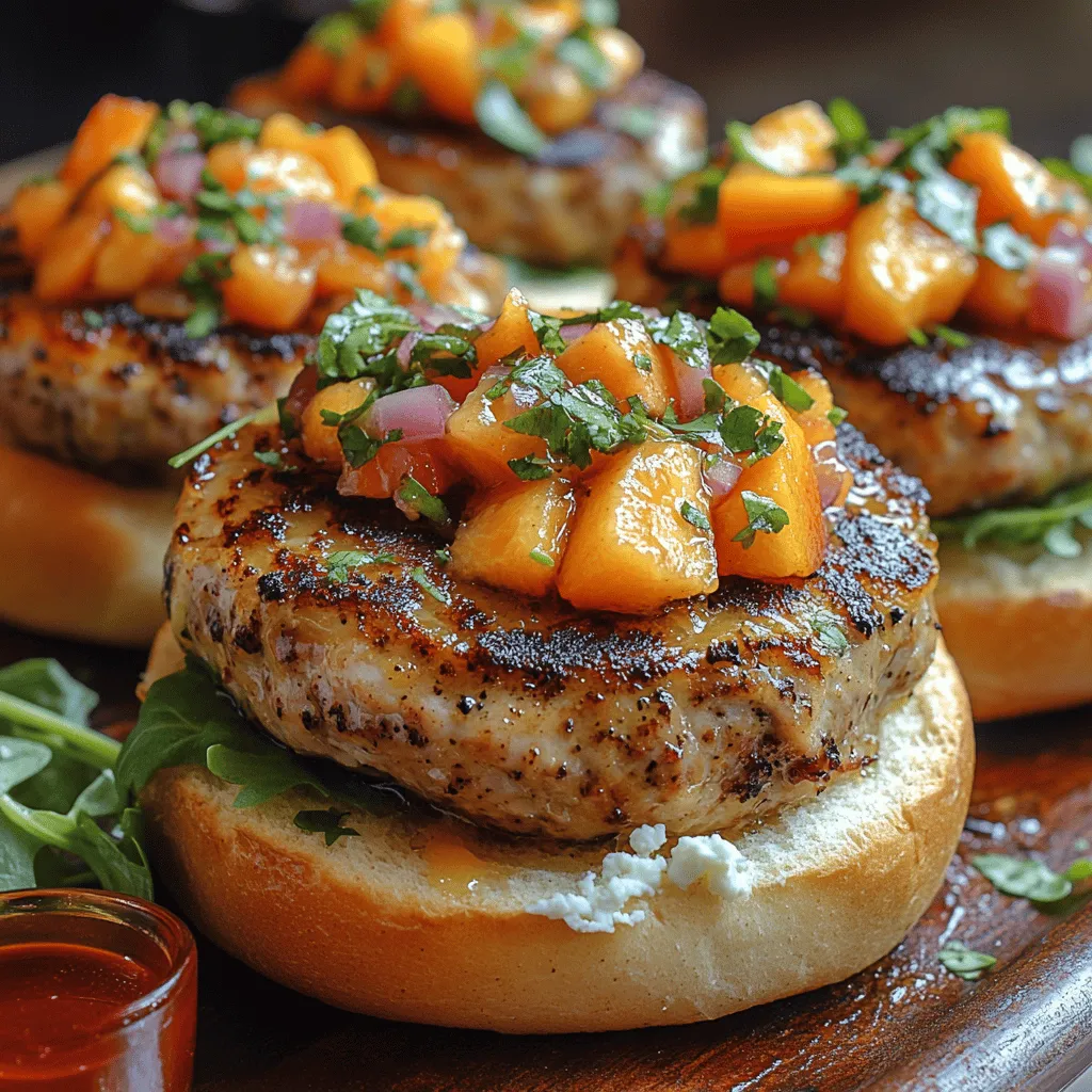 As culinary trends evolve, sliders have emerged as a favorite among food enthusiasts, celebrated for their versatility and bite-sized appeal. These mini burgers not only offer a delightful way to showcase different flavor profiles but also provide an opportunity to experiment with seasonal ingredients. The Zesty Peach Sliders take this innovation a step further by marrying savory turkey patties with the sweet, juicy essence of ripe peaches. This unique combination makes them an ideal choice for summer gatherings, casual meals, or any occasion that calls for a refreshing twist on a classic favorite.