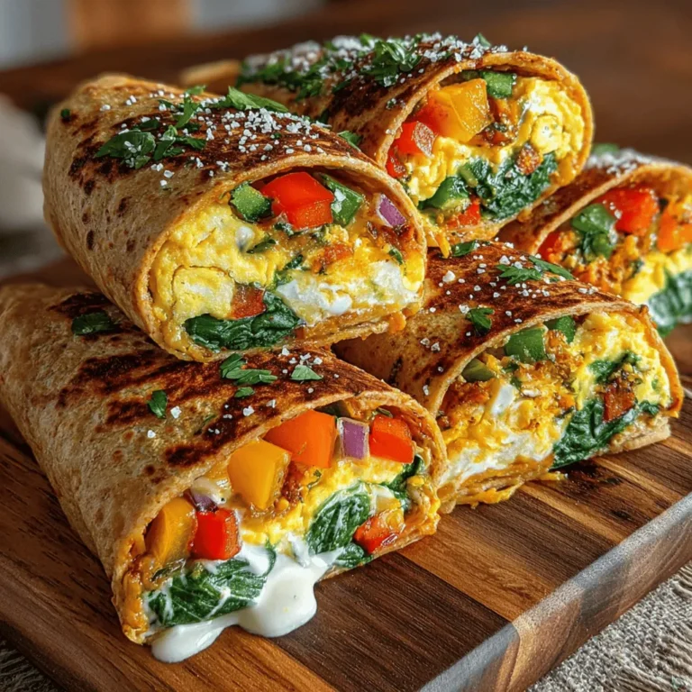 Egg-cellent Wrap Delights are more than just a meal; they are a culinary canvas that invites you to customize and create. This versatile dish is a wholesome option that caters to a variety of dietary preferences, making it ideal for families, busy professionals, and anyone seeking a nutritious yet delicious meal. Whether you need a quick breakfast to energize your morning, a satisfying lunch to power through your day, or a light dinner that doesn’t skimp on flavor, these wraps tick all the boxes.