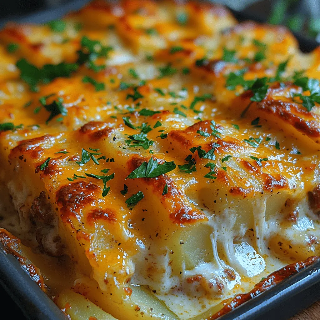 Casseroles have a nostalgic charm, often associated with family traditions and shared meals. This particular dish embodies that spirit, making it not just a recipe but a way to create lasting memories. The combination of ingredients in the Creamy Sausage Potato Casserole not only delivers on taste but also provides a sense of warmth and comfort, making it an ideal choice during chilly evenings.