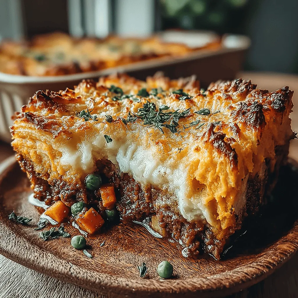 As winter blankets the world in its chilly embrace, there’s a unique comfort found in the warmth of a home-cooked meal. The aroma of a bubbling casserole wafting through the air has an almost magical ability to transform the atmosphere, inviting feelings of coziness and contentment. Among my favorite dishes to whip up during these colder months is the Hearty Shepherd's Pie with Sweet Potato Delight. This dish not only warms the body but also nourishes the soul, making it an ideal choice for family gatherings or intimate nights spent at home.