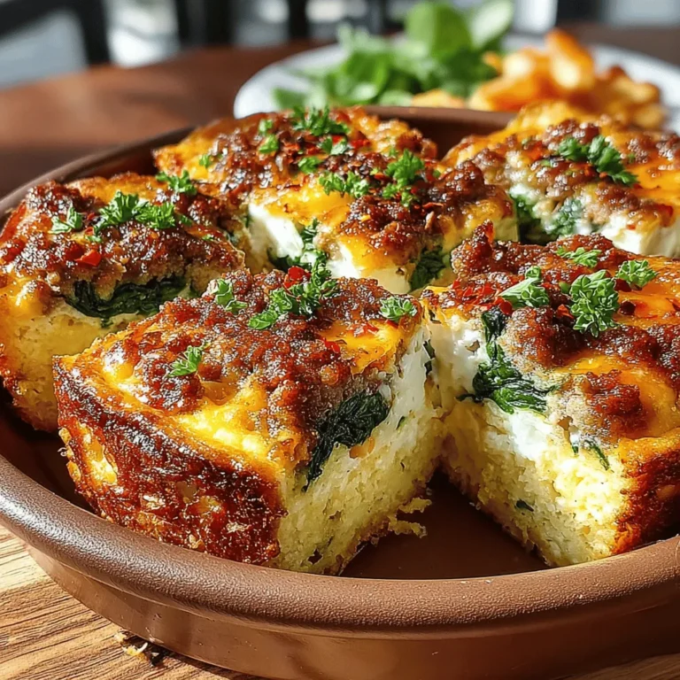 To truly appreciate the Savory Turkey and Spinach Egg Bake, it’s essential to understand the key ingredients that not only contribute to its flavor but also enhance its nutritional profile. Each component plays a vital role in making this dish a standout choice for anyone looking to maintain a healthy diet.