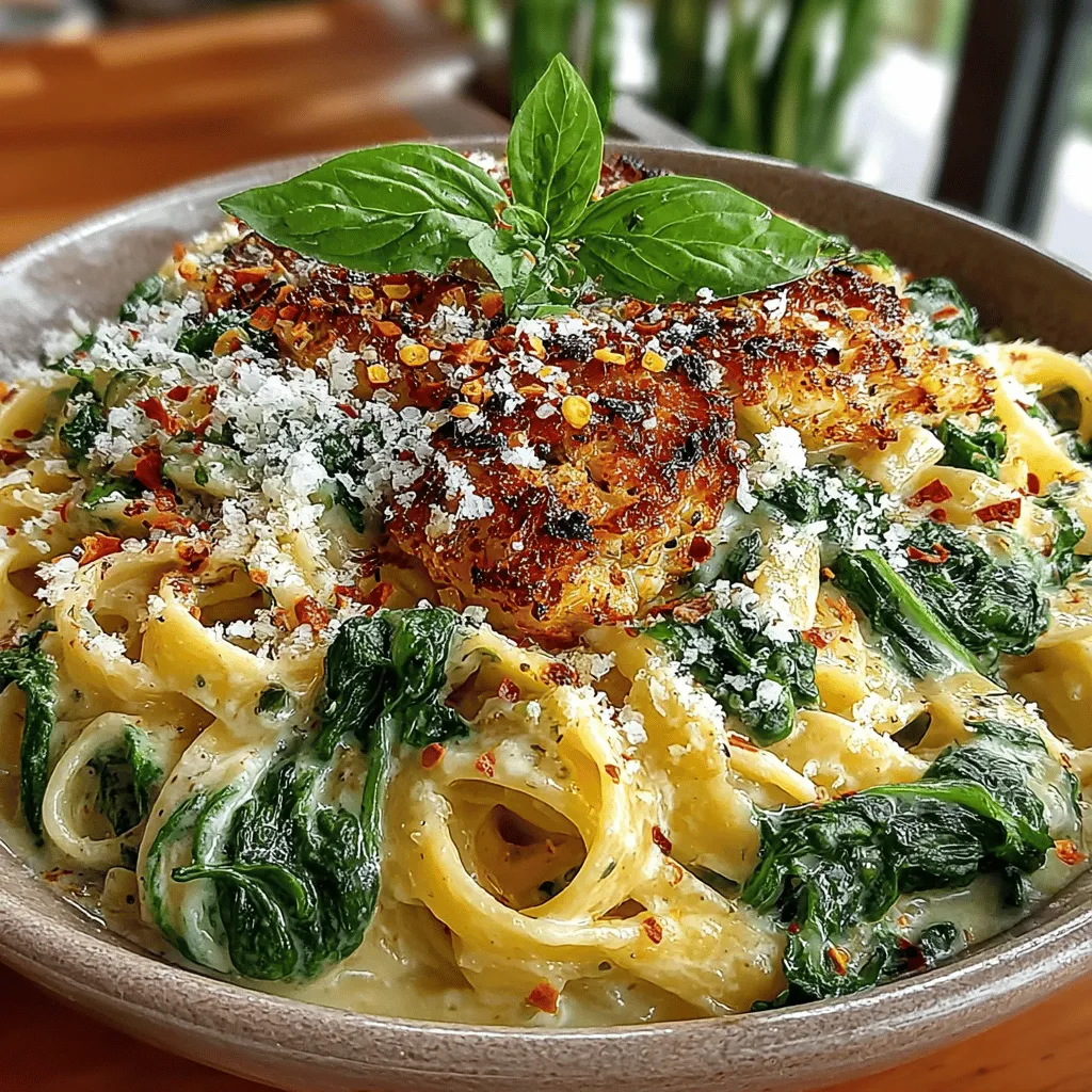 Creamy Goat Cheese and Spinach Pasta is a delightful dish that brings together the richness of goat cheese and the vibrant freshness of spinach, all enveloped in a luscious sauce that clings to your chosen pasta. The dish is not only a feast for the palate but also a visually appealing meal, boasting a beautiful green hue from the spinach and a creamy texture that is both comforting and satisfying.