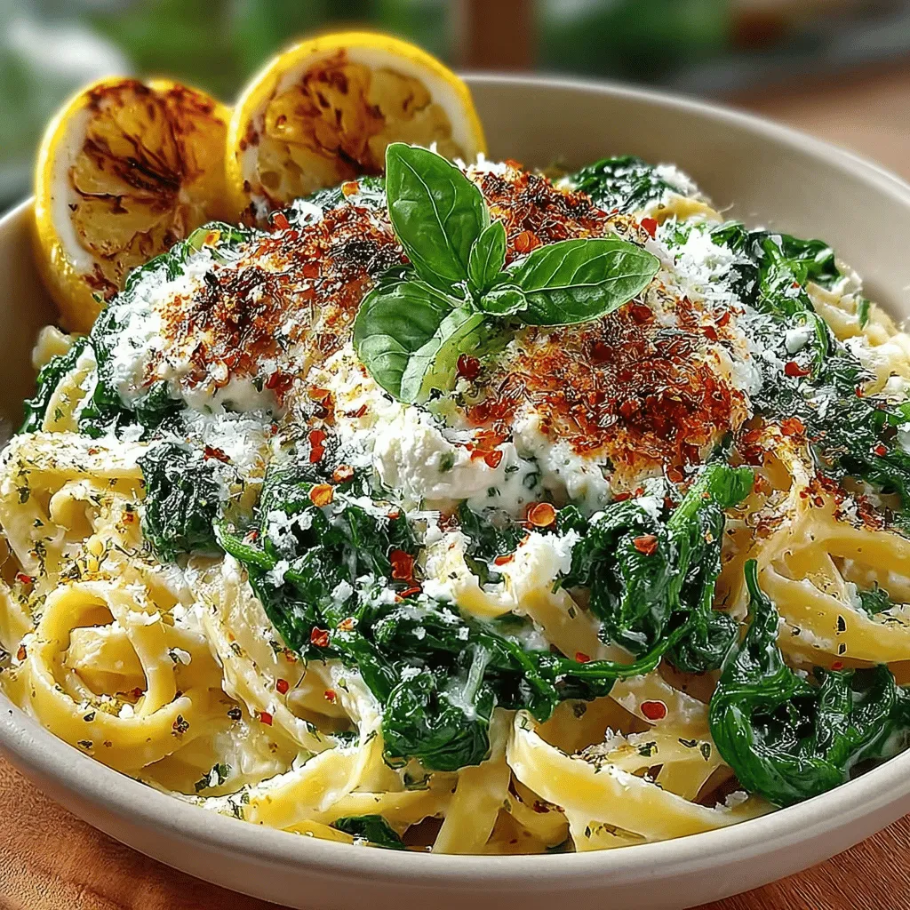 Creamy Goat Cheese and Spinach Pasta is a delightful dish that brings together the richness of goat cheese and the vibrant freshness of spinach, all enveloped in a luscious sauce that clings to your chosen pasta. The dish is not only a feast for the palate but also a visually appealing meal, boasting a beautiful green hue from the spinach and a creamy texture that is both comforting and satisfying.