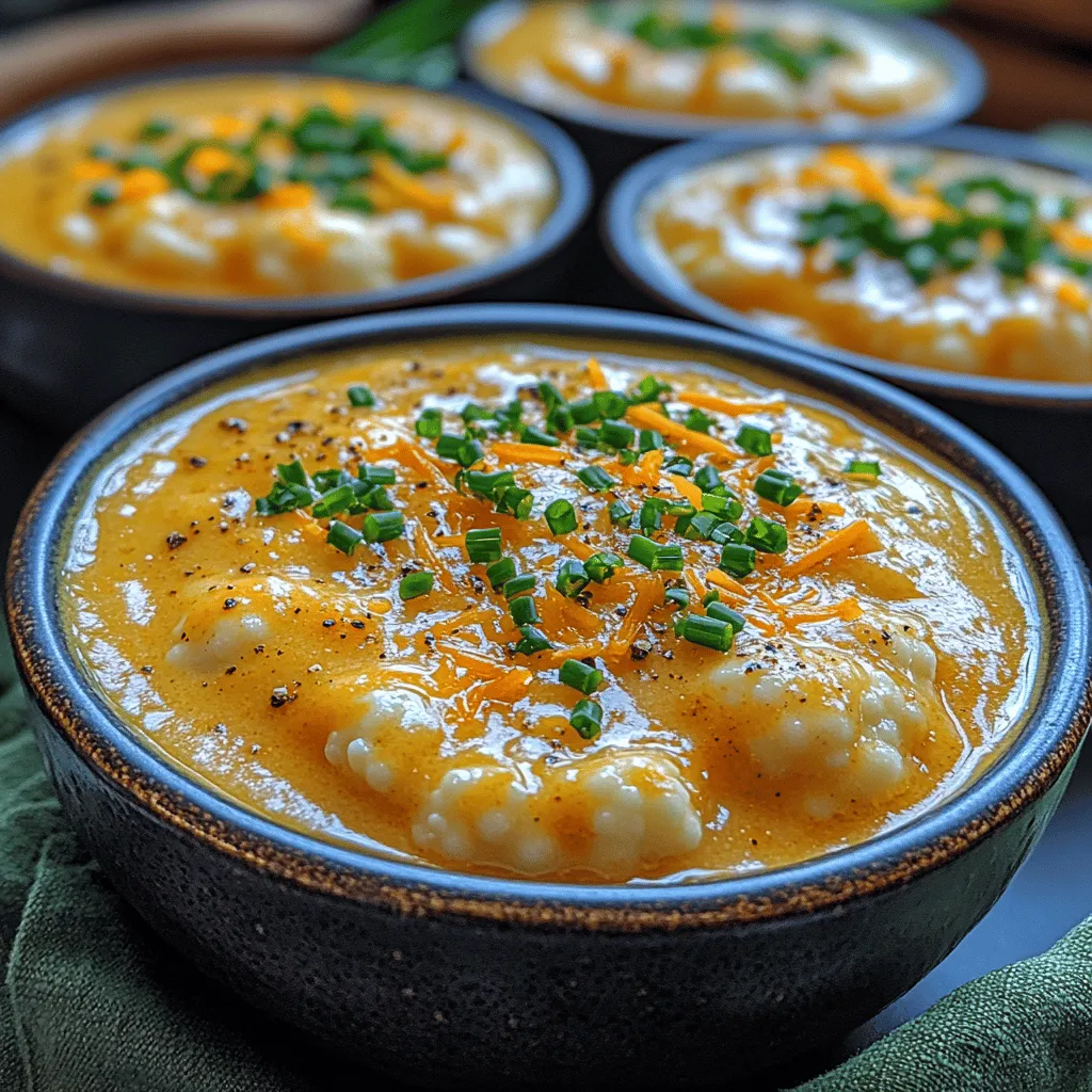 Creamy Cauliflower Cheese Delight is more than just a side dish; it’s a culinary embrace that combines the rich flavors of cheese and cream with the subtle earthiness of cauliflower. This recipe stands out as a comforting choice for family dinners, potlucks, or even a cozy night in. The creamy texture and savory notes make it a delightful addition to any meal, appealing to both the health-conscious and those seeking a satisfying indulgence.