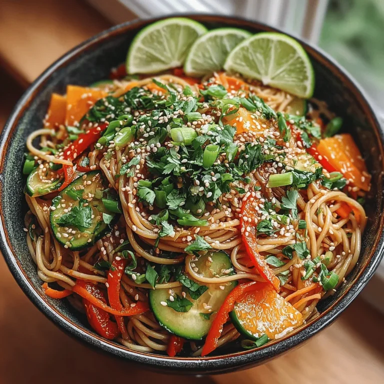 As the warm weather approaches, many of us crave dishes that are not only refreshing but also packed with flavor and nutrition. Enter "Chilled Harmony: Cold Sesame Veggie Noodles," a delightful recipe that embodies the essence of summer dining. This dish features a medley of colorful vegetables tossed with chewy noodles and a rich sesame dressing, offering a harmonious balance of textures and tastes. Ideal for hot days, this chilled noodle bowl is not just a treat for the palate but also a boon for your health.