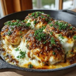When it comes to comfort food, few dishes can rival the rich, hearty flavor of French onion chicken. This Savory Baked French Onion Chicken with Melty Swiss Cheese is a delightful fusion of classic French onion soup and tender, juicy chicken breasts. The dish boasts a harmonious blend of savory chicken, sweet caramelized onions, and ooey-gooey Swiss cheese, creating a satisfying meal that is sure to please a crowd. Whether you're looking for a quick weeknight dinner or an impressive dish for a special occasion, this recipe delivers on both taste and presentation.