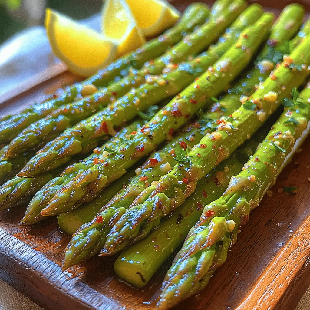 As spring unfolds, a sense of renewal and freshness fills the air. The vibrant blooms and lengthening days inspire a shift in our culinary choices, moving away from the hearty comfort foods of winter toward lighter, more invigorating dishes. One vegetable that embodies this seasonal transition is asparagus. Its striking green hue and distinctive flavor profile make it an ideal accompaniment to a variety of meals. Today, I'm excited to share my favorite recipe for Zesty Garlic Lemon Roasted Asparagus Spears. This side dish is not only straightforward to prepare but also brimming with bright flavors, thanks to the perfect blend of garlic and lemon, transforming this humble vegetable into a delightful feast for the senses.