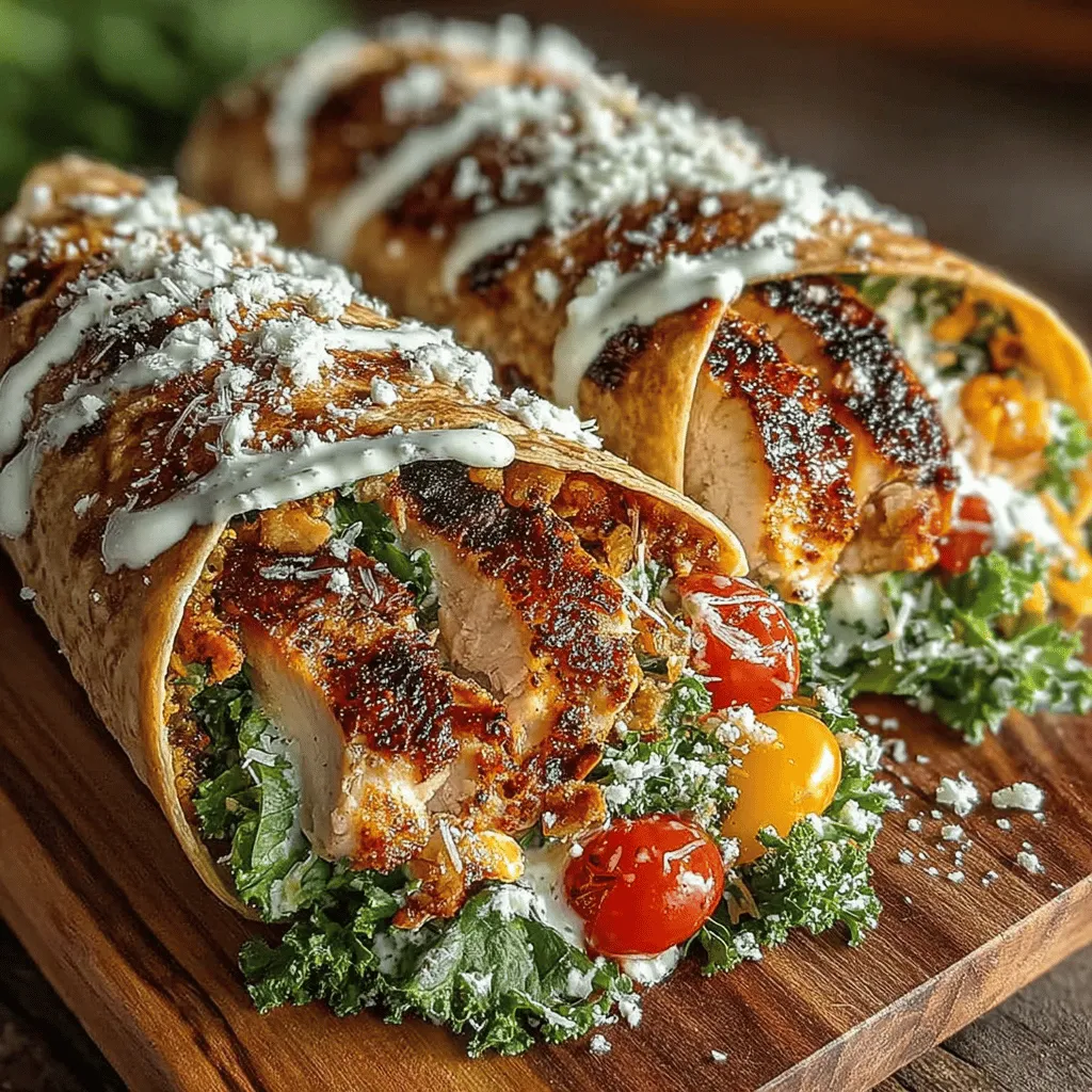 In today’s fast-paced world, finding a meal that is both delicious and nutritious can be a challenge, especially for busy individuals and families. Enter the Zesty Grilled Chicken Caesar Wrap—a delightful fusion of the classic flavors of Caesar salad wrapped in a convenient tortilla. This recipe combines lean protein, fresh greens, and zesty dressing, making it a perfect option for lunch or dinner. Whether you’re rushing out the door for work or looking for a quick meal to serve the family, this wrap is designed to satisfy your cravings while keeping your dietary goals intact.