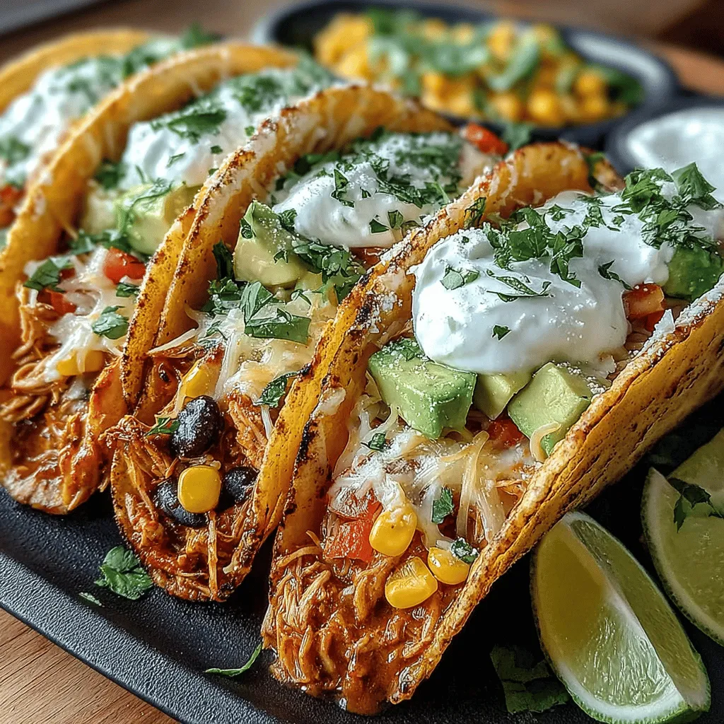When it comes to easy and flavorful weeknight dinners, few recipes can compete with Slow Cooker Creamy Ranch Chicken Tacos. This dish not only brings a blend of comforting flavors but also offers the convenience of using a slow cooker, making it an ideal choice for busy families. Imagine coming home to a warm, hearty meal that practically cooks itself while you go about your day. This recipe checks all the boxes for a satisfying, family-friendly dinner that everyone will enjoy.