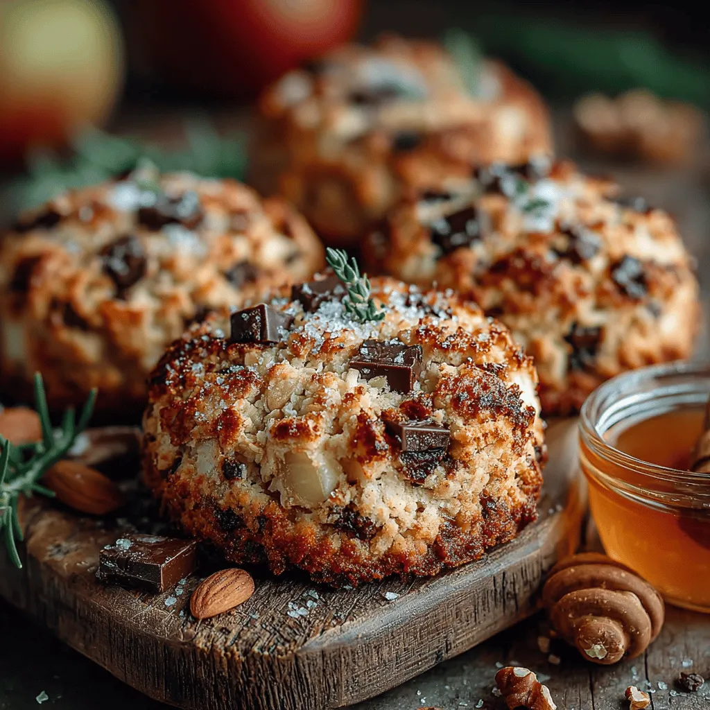 In the vast realm of home baking, few treats can compete with the delightful fusion of textures and flavors found in Crunchy Apple Delight Granola Cookies. These cookies represent a harmonious balance between the satisfying crunch of granola and the sweet, tender notes of fresh apples. Not only are they a delicious indulgence, but they also serve as a healthy option for various occasions. Whether you're searching for a nutritious snack to fuel your day, a quick breakfast to grab on the go, or a wholesome post-workout treat, these cookies are versatile enough to meet your needs.
