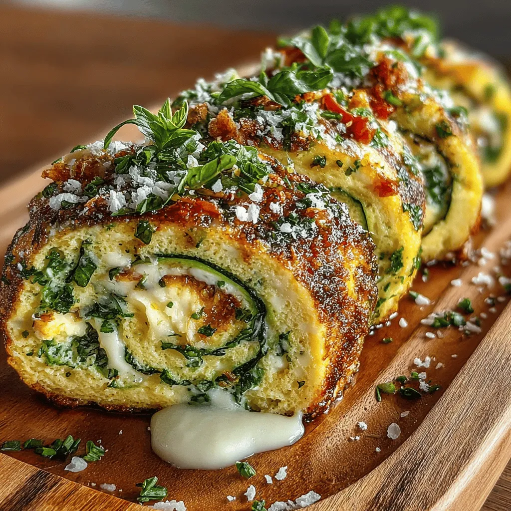 The Zucchini Omelet Roll is a delightful and innovative way to enjoy a nutritious breakfast or brunch. This dish combines the light, delicate flavors of eggs with the subtle sweetness of zucchini, all rolled up into a satisfying and visually appealing format. As more people seek ways to incorporate healthy ingredients into their diets, this recipe stands out for its versatility and ease of preparation. It is not only a feast for the eyes but also a wholesome meal that can be enjoyed by everyone, from busy families to health-conscious individuals.