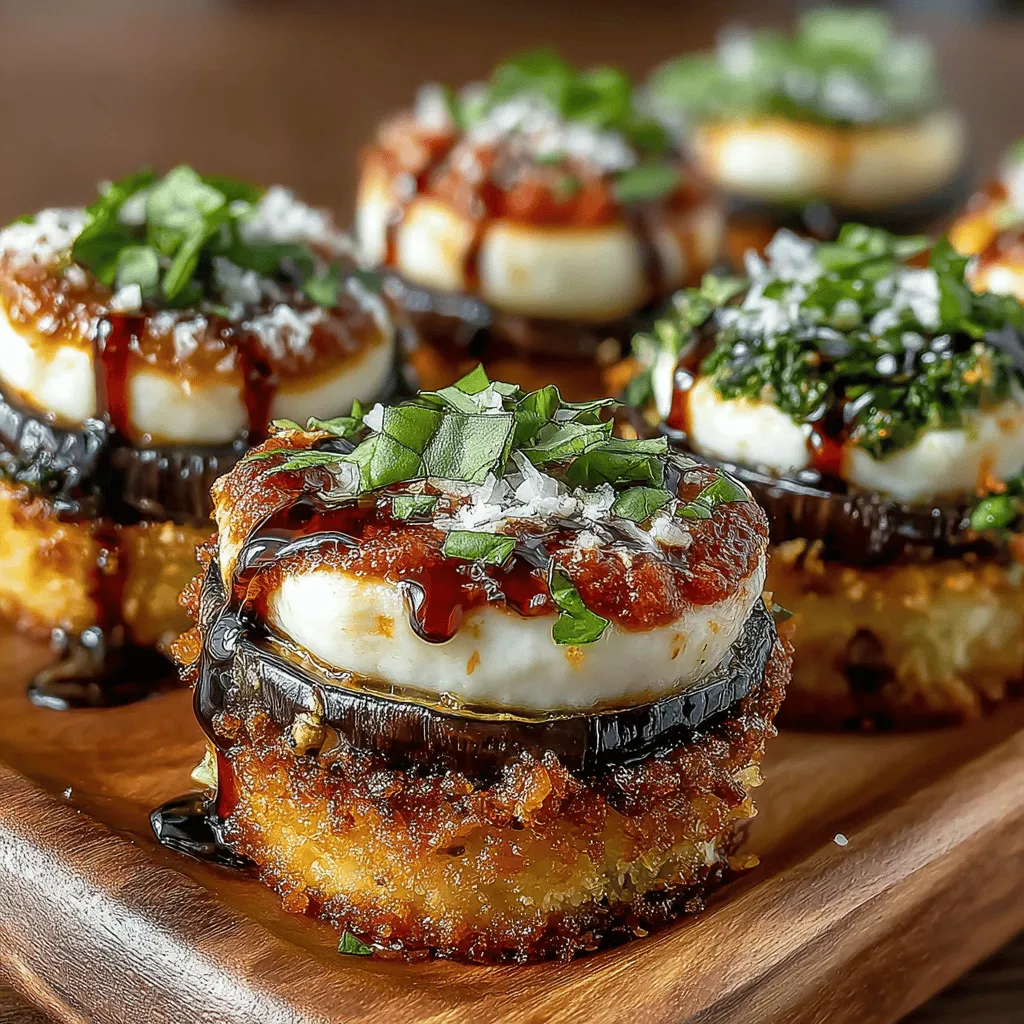 When it comes to appetizers that impress, the Mini Eggplant Mozzarella Stack Cups stand out as a culinary gem. This dish is not only visually stunning with its layers of vibrant colors, but it also delivers a harmonious blend of taste and texture that is sure to delight your guests. Whether you’re hosting a dinner party, planning a casual get-together, or simply looking for a refreshing light meal, these stack cups are the perfect choice. The recipe features roasted eggplant, creamy mozzarella, and zesty marinara sauce, all harmoniously layered to create a satisfying bite.