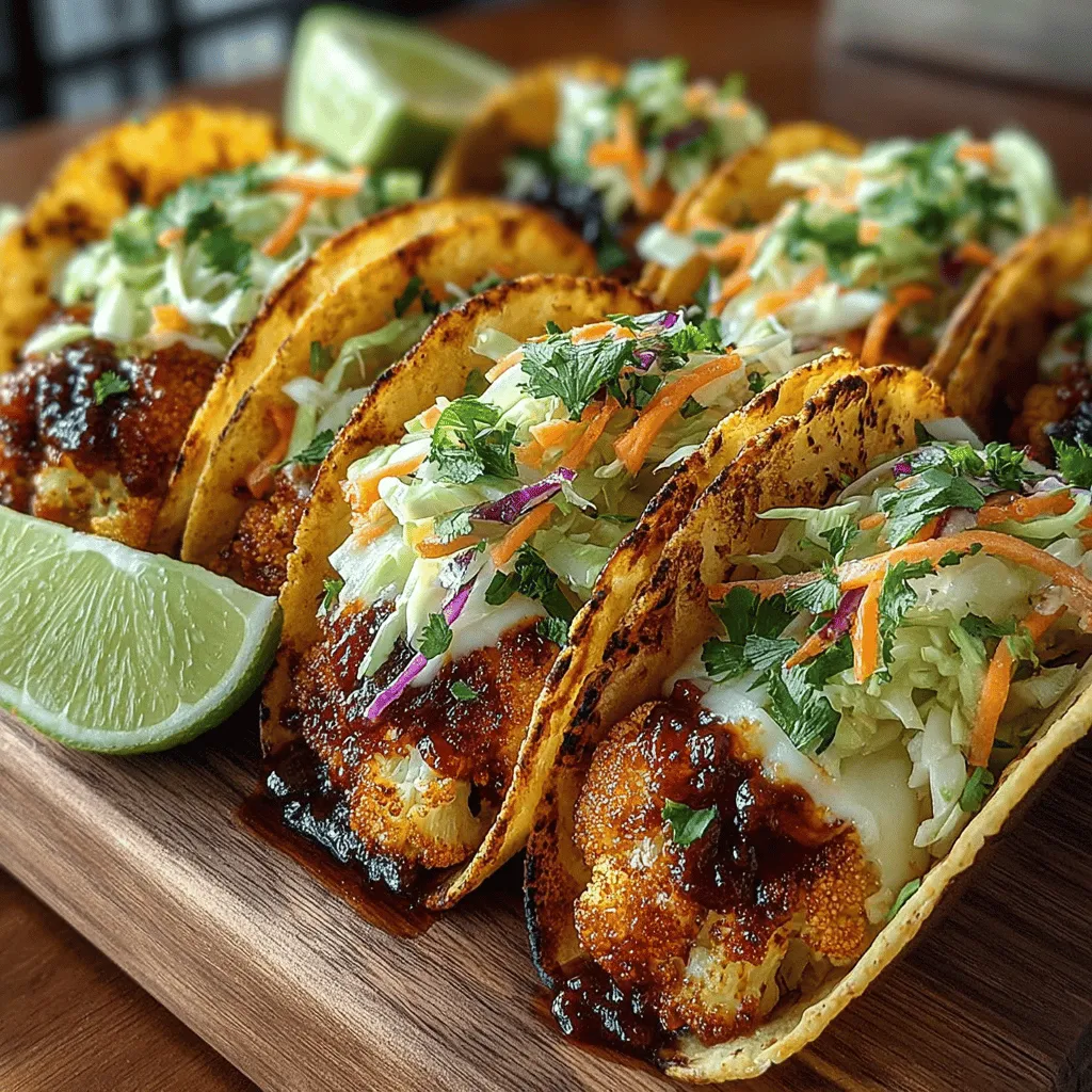 In recent years, plant-based meals have surged in popularity, captivating both health-conscious eaters and adventurous food lovers alike. With a growing awareness of the benefits of a vegetarian diet, more individuals are exploring the myriad of flavors and textures offered by vegetables. One standout dish that has caught the attention of many is BBQ Cauliflower Tacos. These tacos serve as a vibrant and satisfying alternative to traditional meat options, making them a perfect choice for anyone looking to enjoy a delicious meal without compromising on flavor.