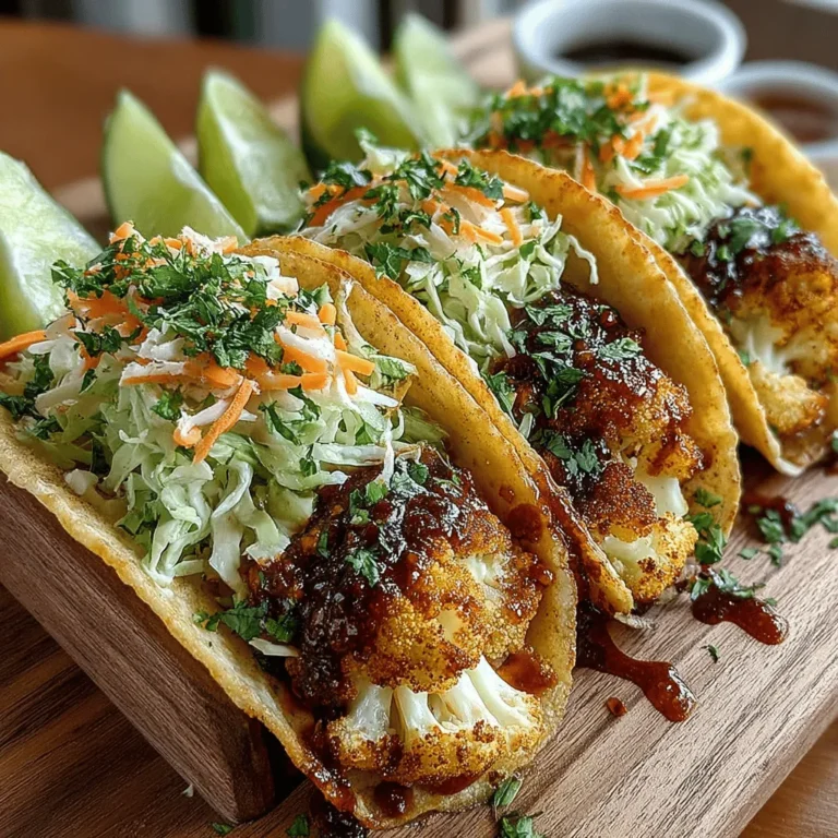 In recent years, plant-based meals have surged in popularity, captivating both health-conscious eaters and adventurous food lovers alike. With a growing awareness of the benefits of a vegetarian diet, more individuals are exploring the myriad of flavors and textures offered by vegetables. One standout dish that has caught the attention of many is BBQ Cauliflower Tacos. These tacos serve as a vibrant and satisfying alternative to traditional meat options, making them a perfect choice for anyone looking to enjoy a delicious meal without compromising on flavor.