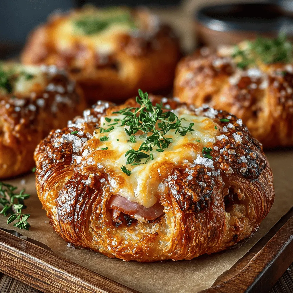 In the world of culinary delights, few snacks are as universally loved as the croissant. Their flaky, buttery layers evoke a sense of indulgence, making them a perfect vessel for various fillings. Enter the Mini Ham & Cheese Croissant Circles—a delightful twist on the classic croissant that combines the savory richness of ham and cheese in a bite-sized format. These mini treats are not only easy to prepare but also versatile enough to suit any occasion, be it a casual brunch, festive gathering, or as an elegant appetizer at a dinner party.