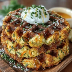 Zucchini Carrot Waffles