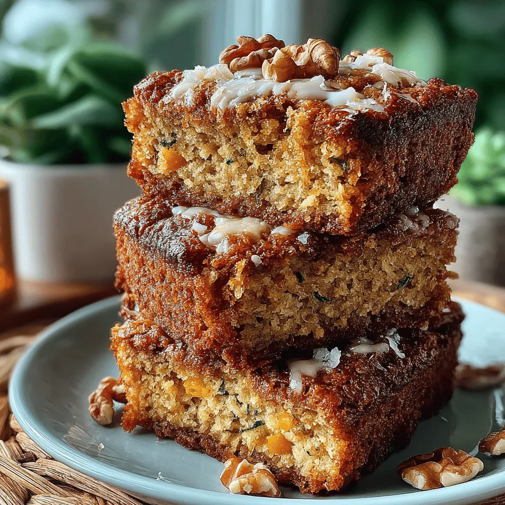 In today’s health-conscious world, finding delicious yet nutritious snack options can be a challenge. As more people seek out wholesome foods that fit into their active lifestyles, the demand for innovative recipes has never been higher. Enter the Zesty Zucchini Apple Oat Bars—an exciting blend of flavors and textures that not only satisfy your sweet tooth but also nourish your body. This recipe combines the natural sweetness of fresh apples with the subtle earthiness of zucchini, creating a snack that is both delightful to eat and packed with essential nutrients.