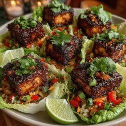 Mini Tofu Lettuce Wrap Bowls: A Flavorful and Nutritious Delight